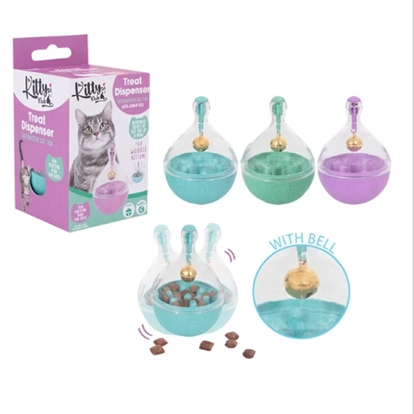 Bell Jingling cat treat dispenser