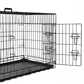LARGE metal dog crate collapsible - 36inch