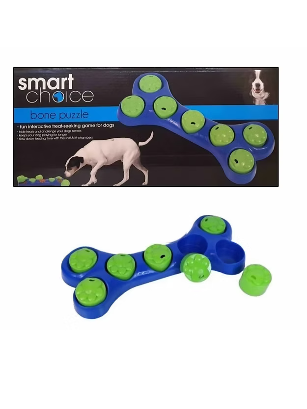 Bone-Shape Puzzle board treat dispenser