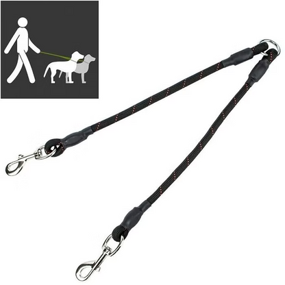 ProudPet® Twin Coupler Attachment compatible with ANY lead (10mm wide)