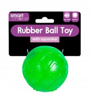 Squeaky Rubber Ball Dog Toy