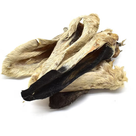 Bulk Natural Lamb Ear (with Fur) - 1kg - (60 units roughly)