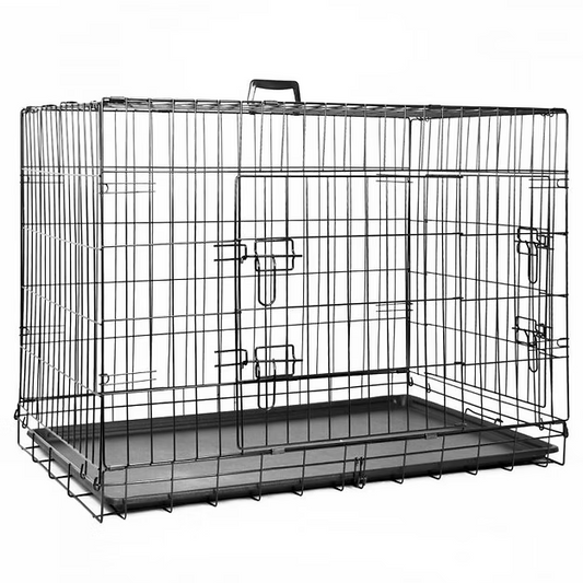 LARGE metal dog crate collapsible - 36inch