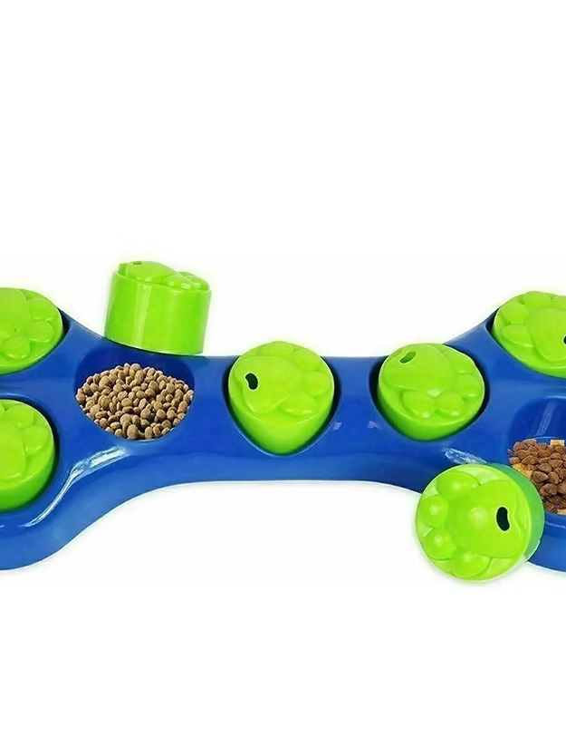 Bone-Shape Puzzle board treat dispenser