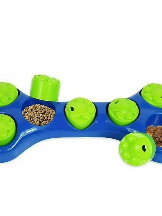 Bone-Shape Puzzle board treat dispenser